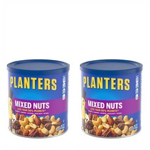 플랜터 땅콩 50%미만구성 저염 믹스너트 425g x2통, 2통