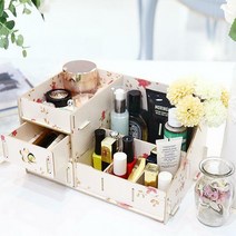 [천삼백케이] [반디스토어] 스칸디나비아 꽃무늬(MDF) 정리함(KR-014), 꽃무늬(MDF)정리함(KR014)