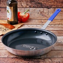 오메가 후라이팬 블루 12인치 업소용 파스타팬 무중력 코팅 쉐프 알루미늄 스테이크