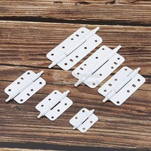 백색가구경첩(5가지크기)(가구정첩/가구힌지/소품경첩/소품정첩/가구철물/가구부속), 2.5인치