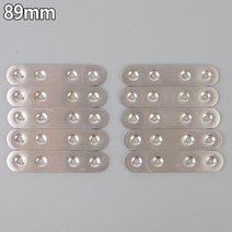 골든트리 스테인리스 일자형 라운드 평철 89mm 10개입 1세트 경첩 연결 브라켓