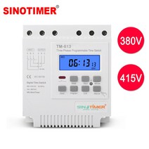 타이머 백라이트가 있는 3상 380v 415v 프로그래밍 가능 스위치, 한개옵션0
