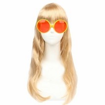 1300K 긴생머리가발 골드, 단품