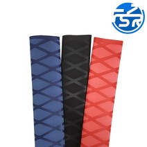 크로스패턴 열 수축고무 1M 민장대 낚시대 흠집보호, 크로스패턴 22파이(Red), 1개