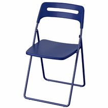 이케아 NISSE 니세 접이식의자 블루 704.124.27, Chair pad