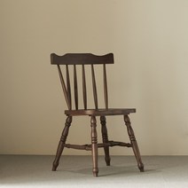 로맨틱캬바레 1962 체어 카페 의자 고무나무 원목 빈티지 엔틱, 1962 의자, 1개