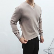일이오 남자 캐시미어 브이넥 니트 6컬러