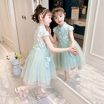 다오니샵 22 꽃자수계량한복 여아 여아의류 키즈 주니어 아동복 유아 여름한복 원피스 반팔 치마 스커트