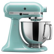 키친에이드 KSM150PS 47 L (5 쿼트) 아티잔 시리즈 스탠드 믹서기 블랜더기키친에이드, Aqua Sky키친에이드 _Mixer