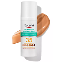 선크림 유세린 민감 틴티드 미네랄 페이스 선크림 SPF 35 모든 1.7 fl oz에 틴티