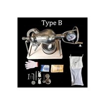수동 크랭크 미니 팝콘 제조기 230ml 팝콘 퍼핑 머신 쌀 옥수수, Type B, 01 Type B
