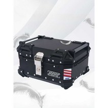 Riruo 포도탑박스 포도모빌리티 스쿠터 헬멧 보관함, (탄소강) 36L 블랙 + 등받이