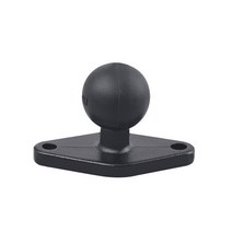 Garmin TomTom GPS Ram 알루미늄 더블 소켓 암 1 인치 볼베이스 사각 원형 다이아몬드 마운팅베이스 AMPs 구멍 패턴 포함103610, 1pc base 9