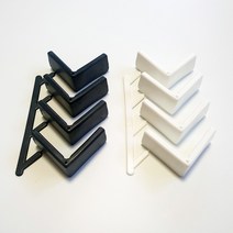 스피드랙 기둥 안전좌 4P 세트, 블랙, 4개