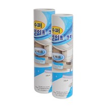 쭈bhnj__삼정크린마스터 먼지제거 머리카락 수퍼 테이프 크리너 리필 2개세트 동물털 롤크리너 클리너 찍찍이 먼치청소♥hopenjoy!, ♥hopenjoy!