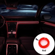 DIY 자동차 인테리어 분위기 앰비언트 LED 스트립 EL 네온 램프 아우디 A1 A3 8P A4 B5 B6 B7 B8 A5 A6 C5 C6 C7 A7 A8 Q3 Q5, [01] Orange, [01] 1m, [01] USB drive