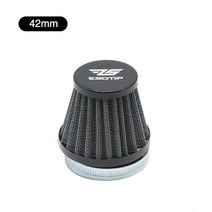 SCL MOTOS-범용 35mm 38mm 42mm 45mm 58mm 버섯 머리 오토바이 카뷰레터 에어 필터 클리너 흡입 파이프 스쿠터 개조 헤드, CHINA_Black 42mm