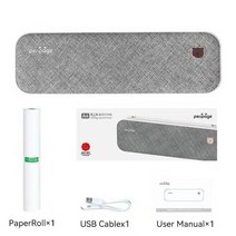 라벨프린터 미니 A4 Peripage A40 무 잉크 감열지 무선 블루투스 전화 사진 문서 이동 Office 도구, 01 A4 Printer