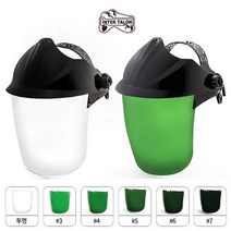 인터텔론 보안면 맨머리형 ST-81SA / ST-81GA 안면보호구, 투명