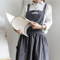 원피스 앞치마 최준카페 고사리 나물 어쩌다주부앞치마, A타입-핑크