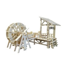 6P 물레방아 DIY 원목 조립 퍼즐 만들기 BD PH005