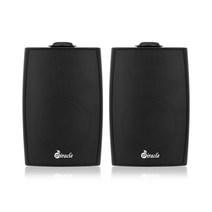 미라클엠 2채널 200W 앰프스피커 세트 150W 고출력 노래방카페매장, M610S 스피커 1조 (블랙-2개)