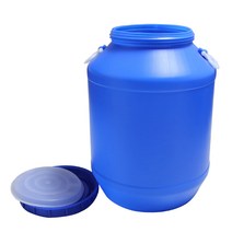 농업용 물탱크 농사용 이동식 사각 물탱크 다용도, 60리터 흰색 공기밸브 수도꼭지 격리망