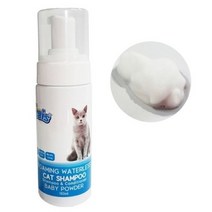 오너클랜 더캣츠 워터리스 샴푸 150ml(베이비파우더향)_W472E0F, 상세페이지 참조, 상세페이지 참조
