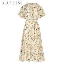 블루레이스 블루레이스 날개소매프릴플라워원피스_B2M1OP3621
