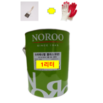 [노루페인트] 슈퍼 에나멜플러스 유성 페인트 1L (목재/ 철재용/H빔/판넬), 에나멜신나 1리터, 1개