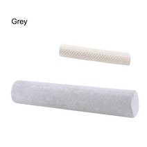 임산부바디필로우 1PC 60x10cm 태국 자연 라텍스 원통형 출산 베개 임신 바디 임산부 사이드 슬리퍼 침구, 01 grey_01 60x10x10cm