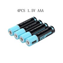 리튬폴리머 GTF 100% 용량 AAA 리튬 이온 USB 충전식 케이블 675mwh 450mAh, 3.4PC AAA