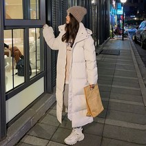 여성 경량 롱패딩 겨울 빅사이즈 벨트패딩 구스다운 이월상품