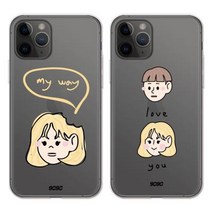 9C9C 걸 앤 보이 클리어케이스 LG시리즈 LG V50S:유, 1개