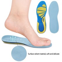 새로운 Silicon Gel은 Plantar Fasciitis Heel Spur Running Sport Insoles 충격 흡수 패드 아치에 대한 발 관리를 호출합니다. 직교