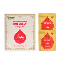 젤리 입욕제 슬라임 목욕놀이 커플 입욕젤 호캉스 코이젤리 1BOX (200g), 미드나잇로즈(레드), 1개, 200g