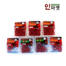 한보 지누 국산 감성돔 바늘(벌크) 금 흑 레드 화이트