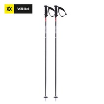 스키폴대 volkl walker 스키 폴 탄소 섬유 지팡이 렌타스틱 탄소, 검은색, 130cm