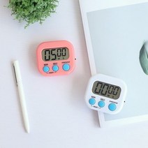 오프매장식당 주방요리 헬스 수능시험 빅버튼 타이머, 핑크