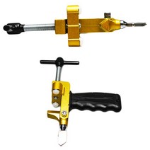 타일절단기 타일컷팅기 도로컷팅기 2In1 세라믹 타일 유리 분배기 절단 도구 글라이드 커터 휴대용 건설 다, 한개옵션0