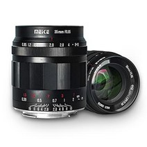 meike 35mm f0.95 대구경 수동 초점 프라임 고정 렌즈 aps-c sony e-mount 미러리스 카메라와 호환 nex 3 3n nex 5r nex 6 7 a6600