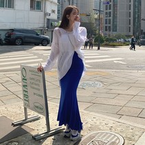 떳다그녀 러비안 비비 머메이드 롱 스커트