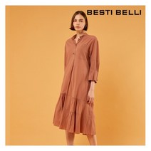 [베스띠벨리] 포켓 사선 네츄럴 원피스 (BBOAH2519)