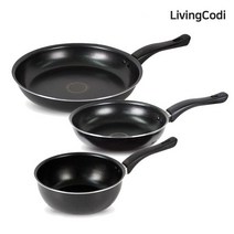 [리빙코디]쉐프 인덕션팬 3종 SET !!, 01.인덕션팬20cm+팬28cm+웍20cm