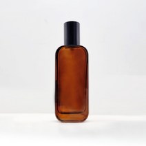 향기에반하다 향수공병 50ml 라운드 사각 스퀘어 브라운 클림프 공병 유리 스프레이 용기, 브라운 라운드 사각 50ml