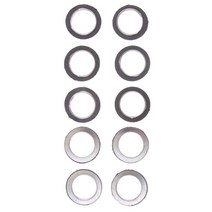 야마하 100cc/150cc/125cc 스쿠터 atv에 대 한 10x 금속 바이크 오토바이 배기 파이프 가스 켓 반지