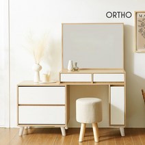 올쏘 레이첼 확장형 화장대 거울포함, 화이트