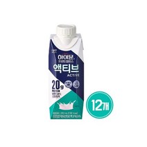 하이뮨 일동후디스 프로틴 밸런스 액티브 밀크 오리지널, 250ml, 12개