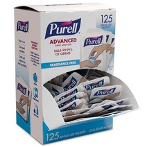 퓨렐 휴대용 125매 손소독제 세니타이저 젤 타입 purell