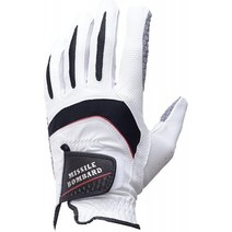 LEZAX(레잣쿠스) 골프 장갑 Missile Bombard 비공인 실리콘 수지 가공 그립력UP 합성 피혁 왼손용 MBGL-3401, Select Option, 화이트 / M